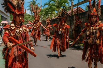 tari kabasaran sulawesi utara