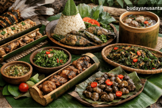 makanan adat Dayak ramah alam