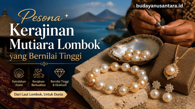 kerajinan mutiara Lombok