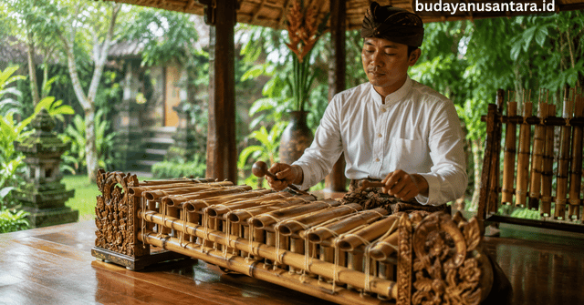 Rindik Bali musik bambu