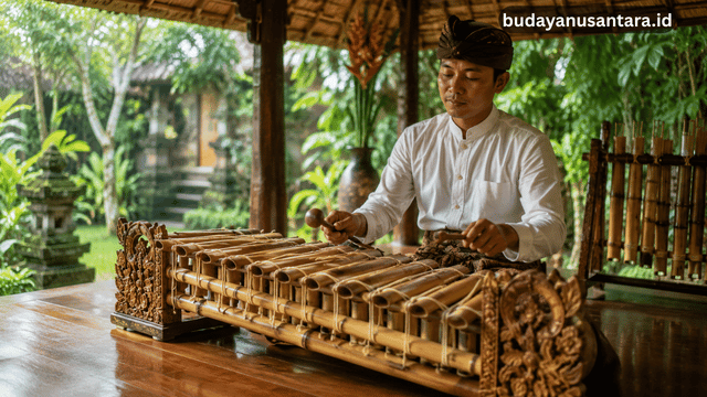 Rindik Bali musik bambu